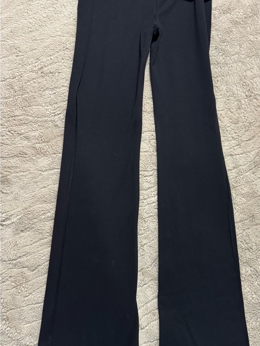 SKIMSxNike - NWT- Matte Foldover Slim Flare Leggings- Size Small- Obsidian - Picture 15 of 16